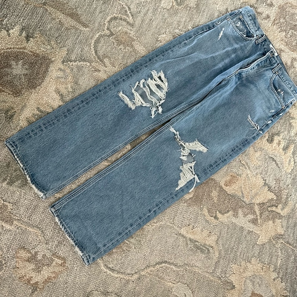 - NEW AGOLDE MID RISE FALL OUT JEANS